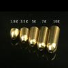 DKEKE 50Pcs Golden Fishing Copper Sinkers Bullet Weights 1.8g/3.5g/5g/7g/10g Rocket Sinker Carp Fly Fishing Tackle Accessories Tools DKEKE (Color : 10g) view 2