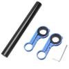 SJHY Bicycle Accessories 200MM Bicycle Carbon Fiber Tube Handlebar Bracket Extender Bike Headlight Mount Computer Cycling Flashlight Holder Bike Parts (Color : Blue) view 1
