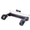 Bicycle Accessories 10/15cm Bike Handlebar Extender, Aluminum Alloy Mount Holder Double Clamp Bike Bracket Bicycle Accessories Bike Parts (Color : 15cm Silver) view 3