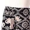 FEESHOW Kids Bohemian Pants Girls Boy Harem Pants Elasticated Waist Hippy Boho Casual Yoga Sport Pants Chain Elephant 9-10 Years view 4