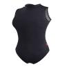 Daydance High Neck Black Women Dance Leotards, Ballerina Lace Lycra Ballet Bodysuit view 3