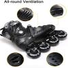 HLCUI Adjustable Inline Skates for Toddler Girls Boys Kids, with Luminous Wheel,Safety and Breathable Roller Skates, Lighting Wheels for Indoor Outdoor Backyard Skating,B,39EU/6UK/7US/24.5JP view 4