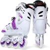 HLCUI Adjustable Inline Skates for Toddler Girls Boys Kids, with Luminous Wheel,Safety and Breathable Roller Skates, Lighting Wheels for Indoor Outdoor Backyard Skating,C,43EU/9UK/10US/26.5JP view 3