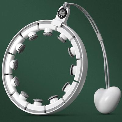 Smart Beginner Hula Hoop, Adjustable Size with Digital Counter Adult Youth Fitness Massage Weight Loss Hoop, Home Exercise Equipment/A/M