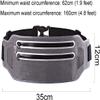 XIXIDIAN Fanny Pack for Men & Women-Sports Running Pockets,Ultra-Thin, Breathable, Waterproof, That Can Hold Mobile Phones Within 6.9 Inches,Suitable for Fitness, Running, Travel view 2