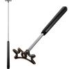Sumind Retractable Pool Bridge Stick - Adjustable Billiards Cue Bridge with Removable Head, Wooden Handle & 5 Position Slots, Portable Pool Table Accessories for Home, Club & Tournament(Black) view 1