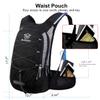 Mothybot Insulated Hydration Backpack Pack with 3L BPA Free Leak Proof Water Bladder, Large Storage Lightweight Hiking Daypack with Waist Pouches & Cooler Layer, for Running, Biking, Camping, Festival view 3