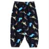 Freebily Kids Girls Elastic Waist Bohemian Harem Pants Summer Beach Hippie Trousers Yoga Dance Pilates Bloomers Activewear Dinosaur 9-10 Years view 3