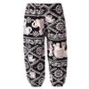 Freebily Kids Girls Elastic Waist Bohemian Harem Pants Summer Beach Hippie Trousers Yoga Dance Pilates Bloomers Activewear Chain Elephant 5-6 Years view 2