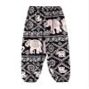Freebily Kids Girls Elastic Waist Bohemian Harem Pants Summer Beach Hippie Trousers Yoga Dance Pilates Bloomers Activewear Chain Elephant 5-6 Years view 3