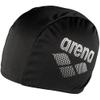 Arena Unisex-Youth Polyester II JR Swimming Caps, Black, NS view 1