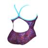 ARENA Women's Mountains Texture Light Drop Back MaxLife One Piece Swimsuit, Martinica/Multi, 24 view 3