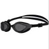 ARENA Unisex Adult Air-Bold Swipe Anti-Fog Training Swim Goggles for Men and Women Cushioned Seals Superior Comfort Non-Mirror Lens, Smoke/Smoke/Black view 1