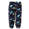 Freebily Kids Girls Elastic Waist Bohemian Harem Pants Summer Beach Hippie Trousers Yoga Dance Pilates Bloomers Activewear Dinosaur 11-12 Years view 2
