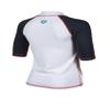 ARENA Boy's Short Sleeve Rash Vest, Swim Shirt with UV Sun Protection, White/Ash Grey, 22 view 2