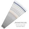 Musen Pure Carbon 30 inch Arrows Hunting Arrows for Recurve Bow,100% Carbon Archery Target Arrows with Removable Tips for Youth Hunters & Bowhunters (Pack of 12) (SP500) view 2