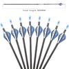 Musen Pure Carbon 30 inch Arrows Hunting Arrows for Recurve Bow,100% Carbon Archery Target Arrows with Removable Tips for Youth Hunters & Bowhunters (Pack of 12) (SP500) view 4