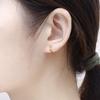 316L Surgical Stainless Steel Huggie Hoop Earrings 8mm Gold Hypoallergenic Earrings Hoop Cartilage Helix Lobes Hinged Sleeper Earrings For Men Women(B09:8mm Gold (THK 1.5mm)) view 4