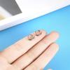 316L Surgical Stainless Steel Huggie Hoop Earrings 8mm Silver Hypoallergenic Earrings Hoop Cartilage Helix Lobes Hinged Sleeper Earrings For Men Women(B10:8mm Silver(THK 1.5mm)) view 3