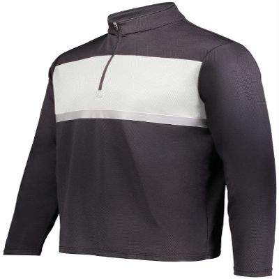 Holloway Sportswear Prism Bold 1/4 Zip Pullover M Black/White