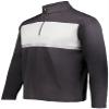Holloway Sportswear Prism Bold 1/4 Zip Pullover M Black/White view 1