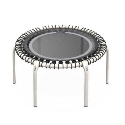 Acon FIT 44in Trampoline Round, White, Mini Fitness Rebounder