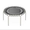 Acon FIT 44in Trampoline Round, White, Mini Fitness Rebounder view 1