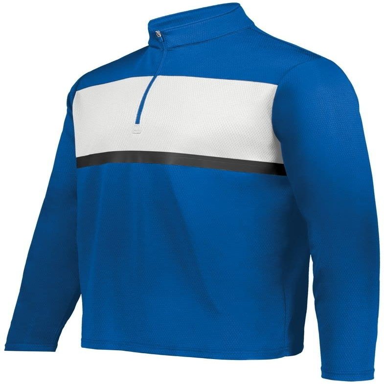 Holloway Sportswear Prism Bold 1/4 Zip Pullover S Royal/White