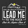Lead Me to The Rock T-Shirt | Black, Printed Tees, Graphic Tshirts view 2