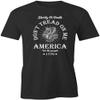 Dont Tread Me America T-Shirt | Black, Printed Tees, Graphic Tshirts view 1