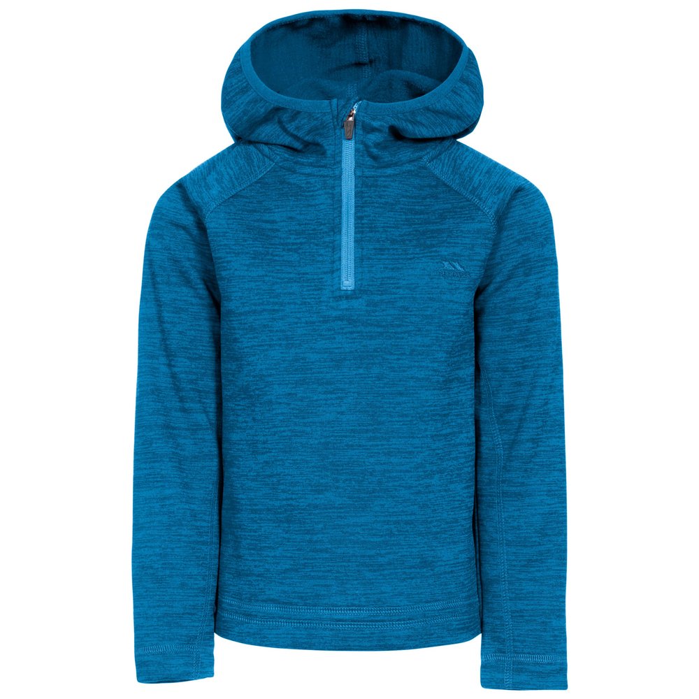 Trespass Childrens/Kids Gladdner Fleece Top (7-8 Years) (Cosmic Blue)