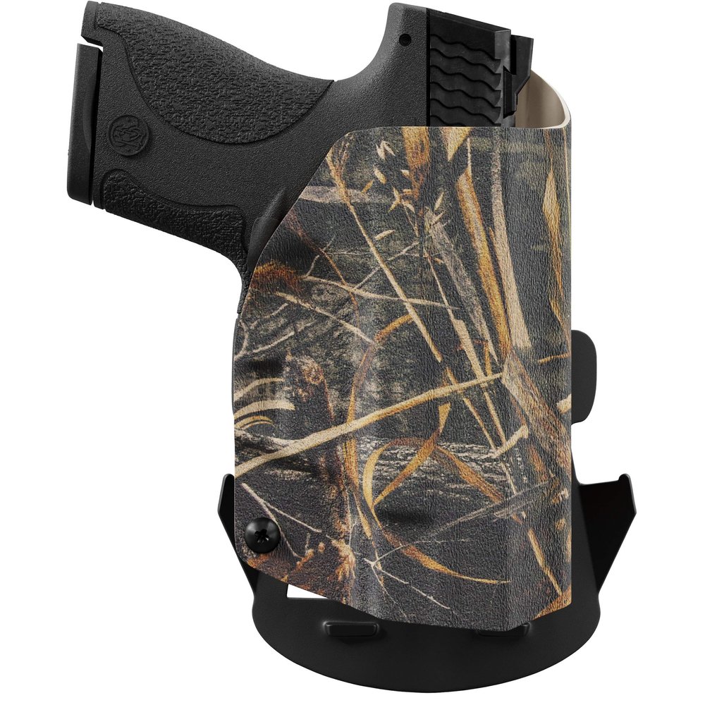 We The People Holsters - Realtrees MAX-5 Camo - Left Hand - OWB Holster Compatible with Glock 17/22 / 31 w/Olight PL-Mini 2 Valkyrie