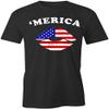 Merica T-Shirt | Black, Printed Tees, Graphic Tshirts view 1
