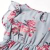The Children's Place,Girls Floral Tiered Dress,Smoky Blue,S (5/6) view 2