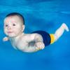 Splash About Happy Nappy Reusable Swim Diaper, Navy & Yellow, 4-5 Years view 3