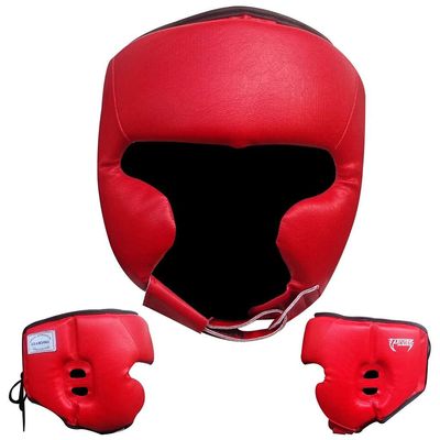 Ultimate - Pro Training Head Gear Guard for Boxing MMA Muay Thai Training (Red, S/M)