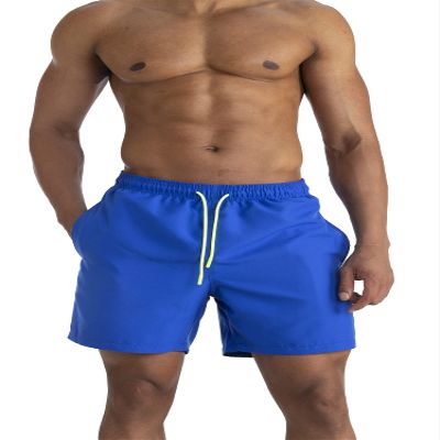 AITLGINVEN Men's Swim Trunks Swimwear Sports Shorts with Pockets Royal Blue S
