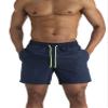 AITLGINVEN Men's Swim Trunks Swimwear Sports Shorts with Pockets Dark Blue M view 1