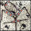 Brightly Beaded Southwest and Cactus 3 Piece Headstall and Breastcollar Set. view 2
