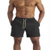 AITLGINVEN Men's Swim Trunks Swimwear Sports Shorts with Pockets Black M