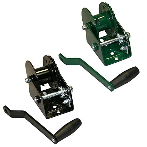 Douglas Sports Reel-1 Steel Replacement Reel & Hardware for External Wind Tennis Posts, Green