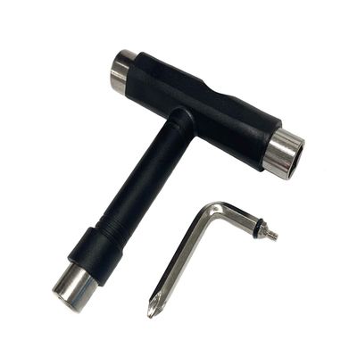 Kami-So T5 Multifunction Skate Tool - Skateboard, Roller Skate, Scooter, Longboard Tool - Black, Small, Unisex-Adults