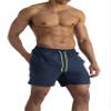 AITLGINVEN Men's Swim Trunks Swimwear Sports Shorts with Pockets Dark Blue L view 2