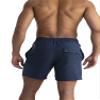 AITLGINVEN Men's Swim Trunks Swimwear Sports Shorts with Pockets Dark Blue L view 3