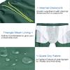 AITLGINVEN Men's Swim Trunks Swimwear Sports Shorts with Pockets Dark Blue L view 4