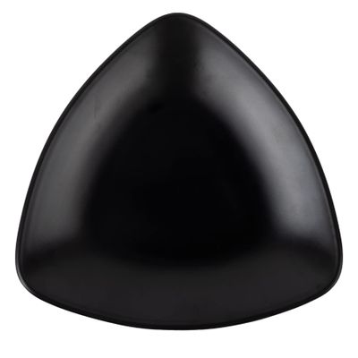 AUEAR, A5 Melamine Trinket Dish Decorative Jewelry Tray Ring Holder Organizer for Keys Food Safe Dishware Black (Triangle)