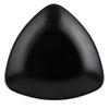 AUEAR, A5 Melamine Trinket Dish Decorative Jewelry Tray Ring Holder Organizer for Keys Food Safe Dishware Black (Triangle) view 1