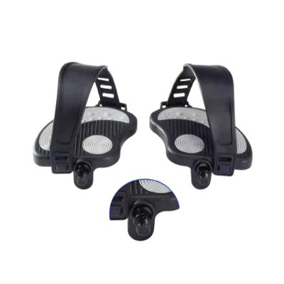 Left and Right Foot Pedal with Strap 210P-HIPPWS Exercise Bike, Replacement Part, Durable Repair Component, Secure Fit