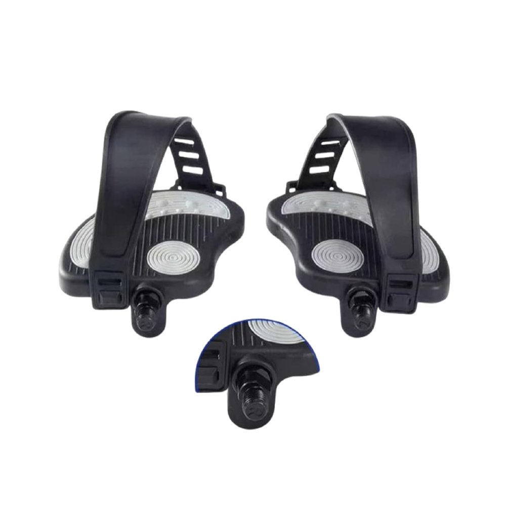 Left and Right Foot Pedal with Strap 210P-HIPPWS Exercise Bike, Replacement Part, Durable Repair Component, Secure Fit