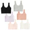 Herepai Training Bras for Girls Seamless Cami Bralettes Sports Striped Vest (7-9 Years, Colors of 6) view 1
